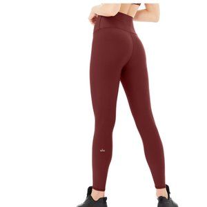 ALO YOGA High Waist Airlift Legging Cranberry